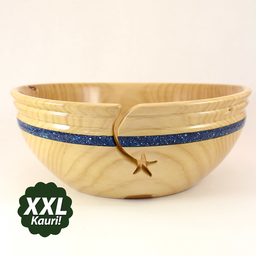 Yarn Bowl, XXL Sparkle Inlay