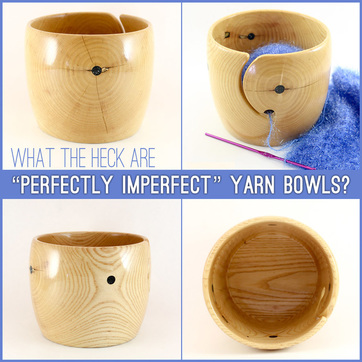 Perfectly Imperfect Yarn Bowls at Special Pricing from Heckathorn Turned Wood Yarn Bowls.